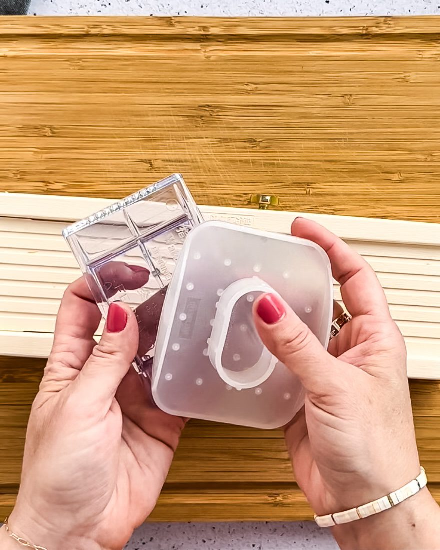 Plastic guards for mandoline slicers.
