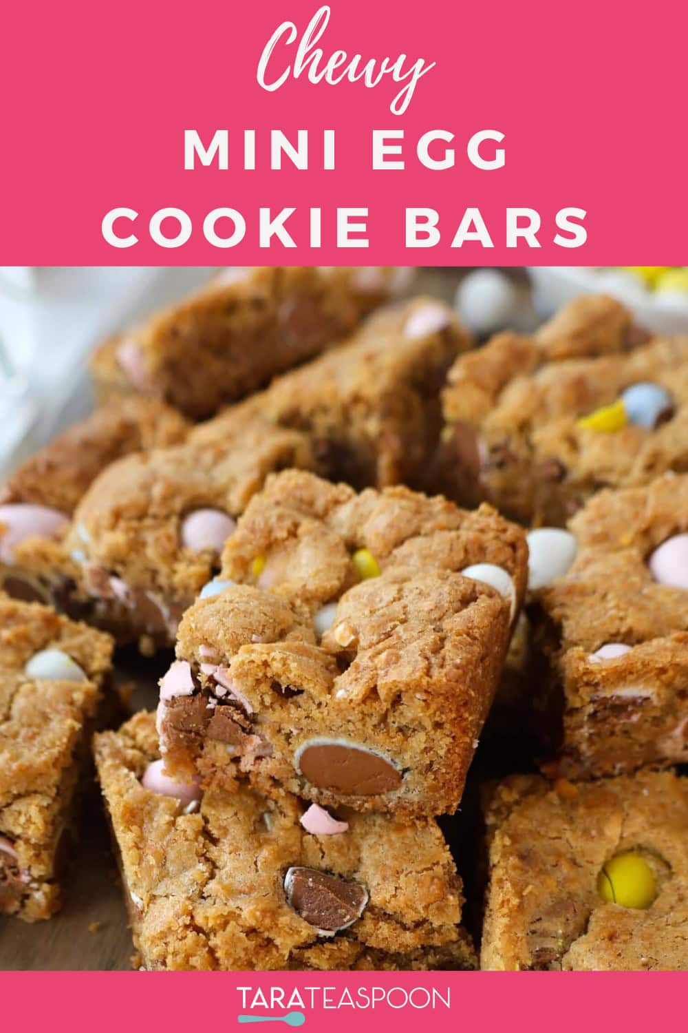 Mini Egg Cookie Bars Tara Teaspoon