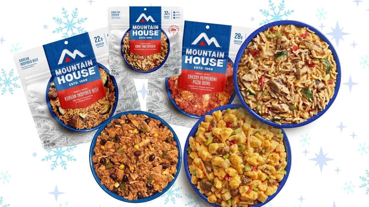 Mountain house packets for food gifts